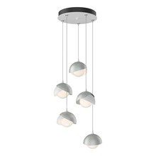 Hubbardton Forge - Canada 131125-SKT-STND-02-82-GG0711 - Brooklyn 5-Light Double Shade Pendant