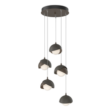 Hubbardton Forge - Canada 131125-SKT-STND-05-07-GG0711 - Brooklyn 5-Light Double Shade Pendant