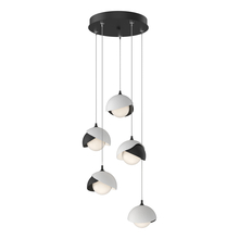 Hubbardton Forge - Canada 131125-SKT-STND-10-02-GG0711 - Brooklyn 5-Light Double Shade Pendant