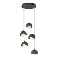 Hubbardton Forge - Canada 131125-SKT-STND-14-20-GG0711 - Brooklyn 5-Light Double Shade Pendant