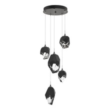 Hubbardton Forge - Canada 131139-SKT-LONG-07-BP0756 - Chrysalis 5-Light Mixed Crystal Pendant