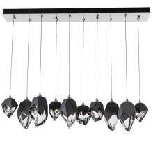 Hubbardton Forge - Canada 131145-SKT-LONG-85-BP0756 - Chrysalis 10-Light Mixed Crystal Pendant