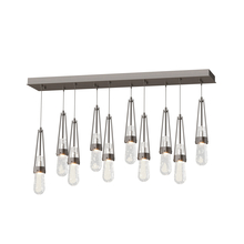 Hubbardton Forge - Canada 131200-SKT-STND-14-YG0434 - Link 10-Light Blown Glass Pendant