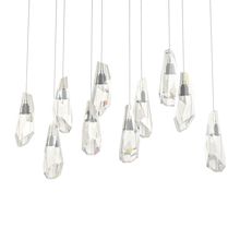 Hubbardton Forge - Canada 131201-SKT-LONG-14-CR - Luma 10-Light Large Crystal Pendant