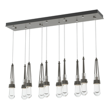 Hubbardton Forge - Canada 131207-SKT-STND-07-ZM0434 - Link 10-Light Clear Glass Pendant