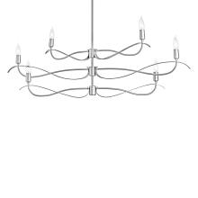 Hubbardton Forge - Canada 136350-SKT-MULT-85 - Willow 6-Light Small Chandelier