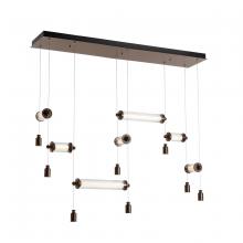 Hubbardton Forge - Canada 139101-LED-STND-05-ZM0696 - Libra 7-Light Double Linear LED Pendant