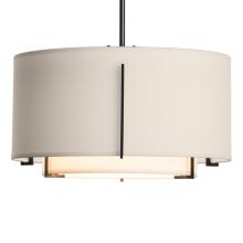 Hubbardton Forge - Canada 139602-SKT-MULT-10-SF1099-SE1590 - Exos Small Double Shade Pendant