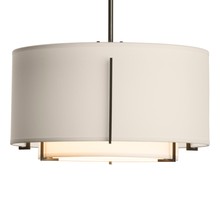 Hubbardton Forge - Canada 139602-SKT-MULT-14-SF1099-SE1590 - Exos Small Double Shade Pendant