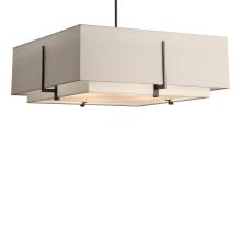 Hubbardton Forge - Canada 139635-SKT-MULT-07-SF2012-SE2401 - Exos Square Large Double Shade Pendant