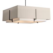 Hubbardton Forge - Canada 139635-SKT-MULT-20-SF2012-SE2401 - Exos Square Large Double Shade Pendant