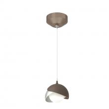 Hubbardton Forge - Canada 161183-SKT-STND-05-82-GG0711 - Brooklyn Double Shade Low Voltage Mini Pendant