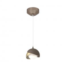 Hubbardton Forge - Canada 161183-SKT-STND-05-86-GG0711 - Brooklyn Double Shade Low Voltage Mini Pendant