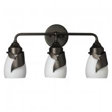 Hubbardton Forge - Canada 201352-SKT-14-GG0330 - Lapas 3-Light Bath Sconce