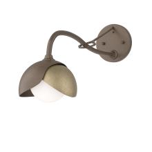 Hubbardton Forge - Canada 201377-SKT-05-84-GG0711 - Brooklyn 1-Light Double Shade Long-Arm Sconce