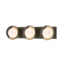 Hubbardton Forge - Canada 201378-SKT-84-10-GG0711 - Brooklyn 3-Light Straight Double Shade Bath Sconce