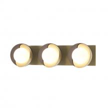 Hubbardton Forge - Canada 201378-SKT-86-10-GG0711 - Brooklyn 3-Light Straight Double Shade Bath Sconce