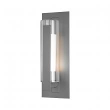 Hubbardton Forge - Canada 307282-SKT-78-ZU0658 - Vertical Bar Fluted Glass Medium Outdoor Sconce