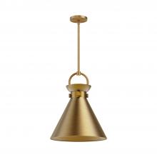 Alora Lighting PD412014AG - Emerson 14-in Aged Gold 1 Light Pendant