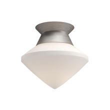 Alora Lighting FM537508BNOP - Nora 8-in Brushed Nickel/Opal Matte Glass 1 Light Flush Mount