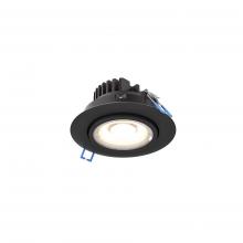 Dals GMB4-CC-V-BK - Multi CCT Round gimbal recessed light - universal 120V-347V, 0-10V dimming