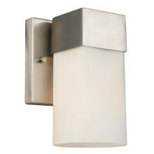 Eglo Canada 202859A - 1 LT Wall Light w/ Brushed Nickel Finish & Frosted Glass Shade