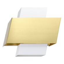 Eglo Canada 205846A - 1 LT Wall Light w/ a White & Brushed Brass Finish