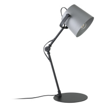 Eglo Canada 205888A - 1 LT Table Lamp w/ Black Finish & Grey Shade