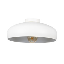 Eglo Canada 206013A - 1 LT Metal Dome Ceiling Light w/ White Finish