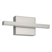 Eglo Canada 206225A - 1 LT LED Bath/Vanity Light w/ Matte Nickel Finish & White Acrylic Diffuser