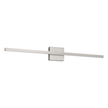 Eglo Canada 206227A - 1 LT LED Bath/Vanity Light w/ Matte Nickel Finish & White Acrylic Diffuser
