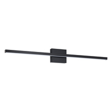 Eglo Canada 206231A - 1 LT LED Bath/Vanity Light w/ Black Finish & White Acrylic Diffuser