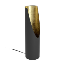 Eglo Canada 390266A - 1 LT Table Lamp w/ Black Exterior Body & Gold Leaf Interior Finish