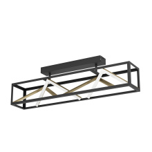 Eglo Canada 390416A - 1 LT LED Ceiling Light w/ Black & Gold Finish w/ White Acrylic Diffuser
