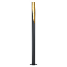 Eglo Canada 39759A - 1 LT Floor Lamp w/ Black Exterior Body and Gold Leaf Colored Interior Finish