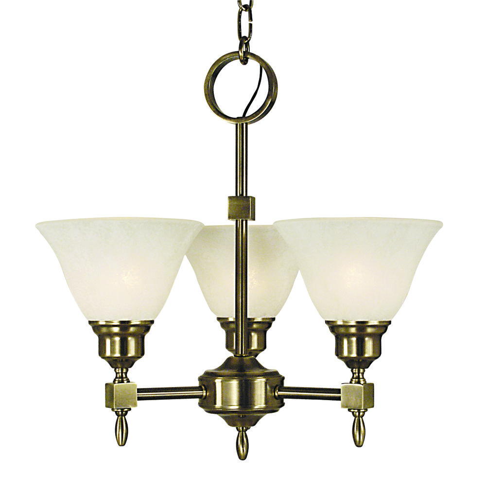 3-Light Brushed Nickel Taylor Mini Chandelier