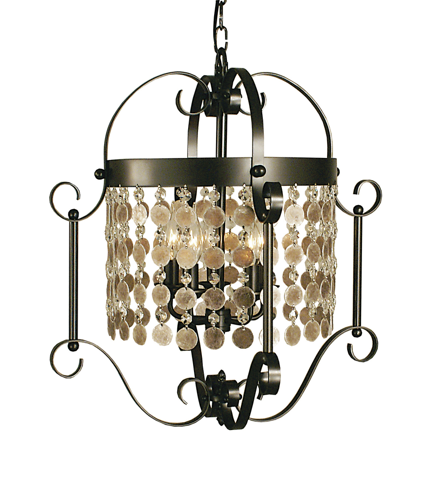 5-Light Brushed Nickel Naomi Dining Chandelier