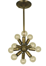 Framburg 4391 MB - 11-Light Mahogany Bronze Simone Chandelier