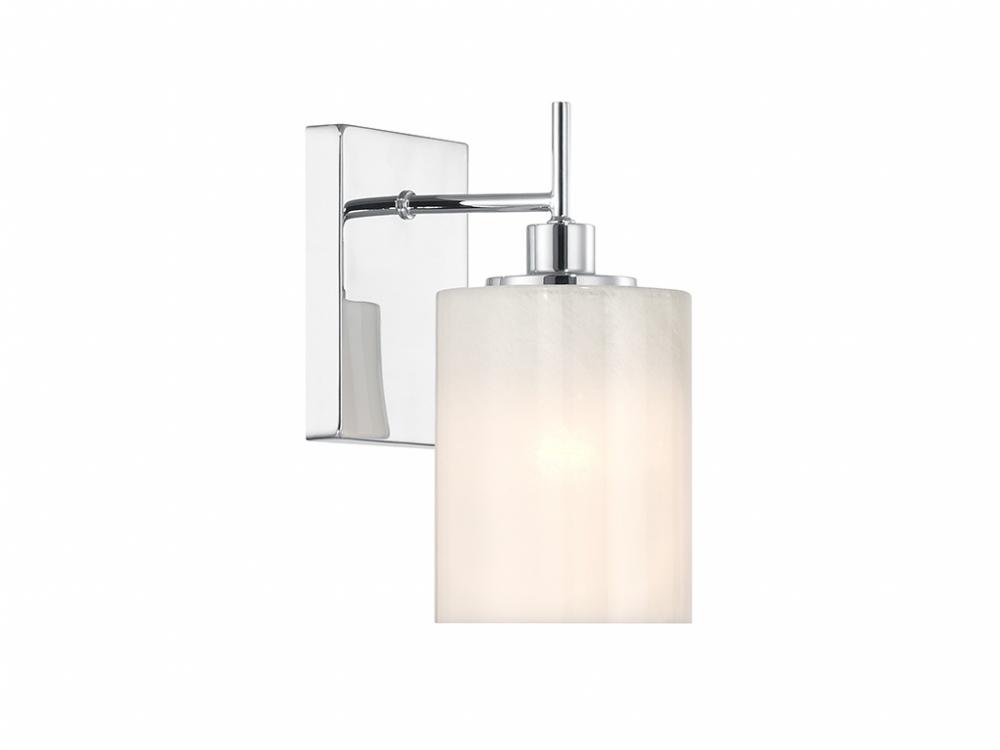 1-Light Wall Sconce in Chrome