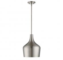 Savoy House Meridian M70020BN - 1-Light Pendant in Brushed Nickel