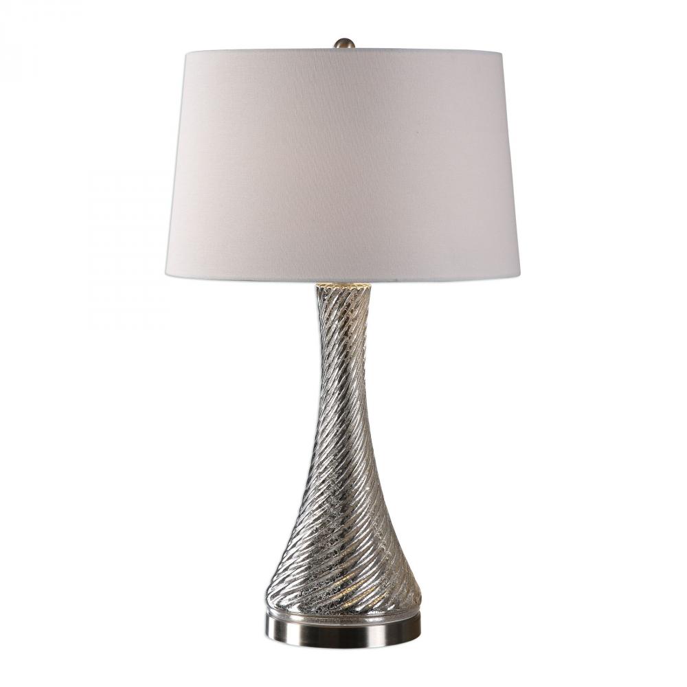 Veria Antiqued Mercury Glass Lamp