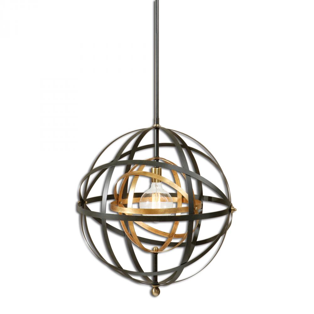 Uttermost Rondure 1 Light Sphere Pendant