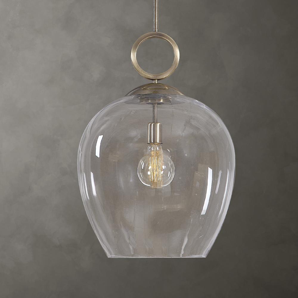 Uttermost Calix Large Blown Glass 1 Light Pendant