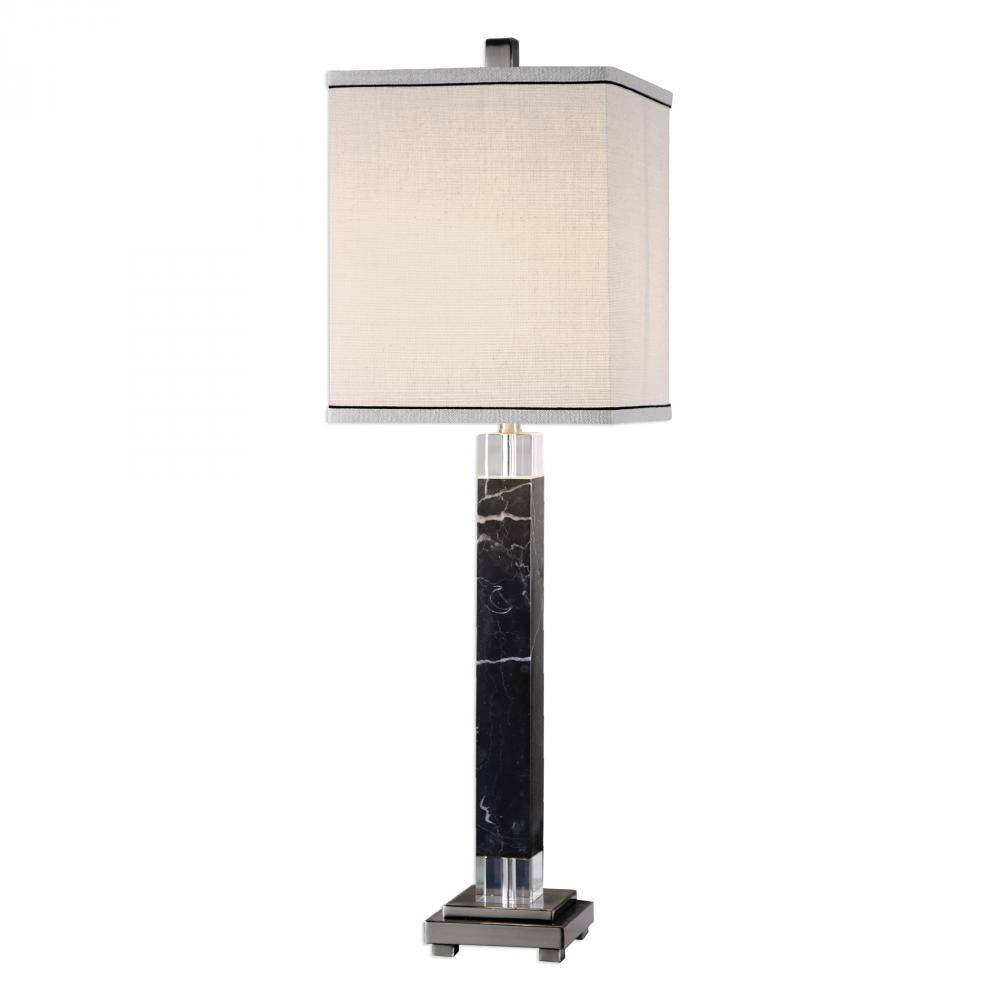 Uttermost Brigida Black Marble Accent Lamps