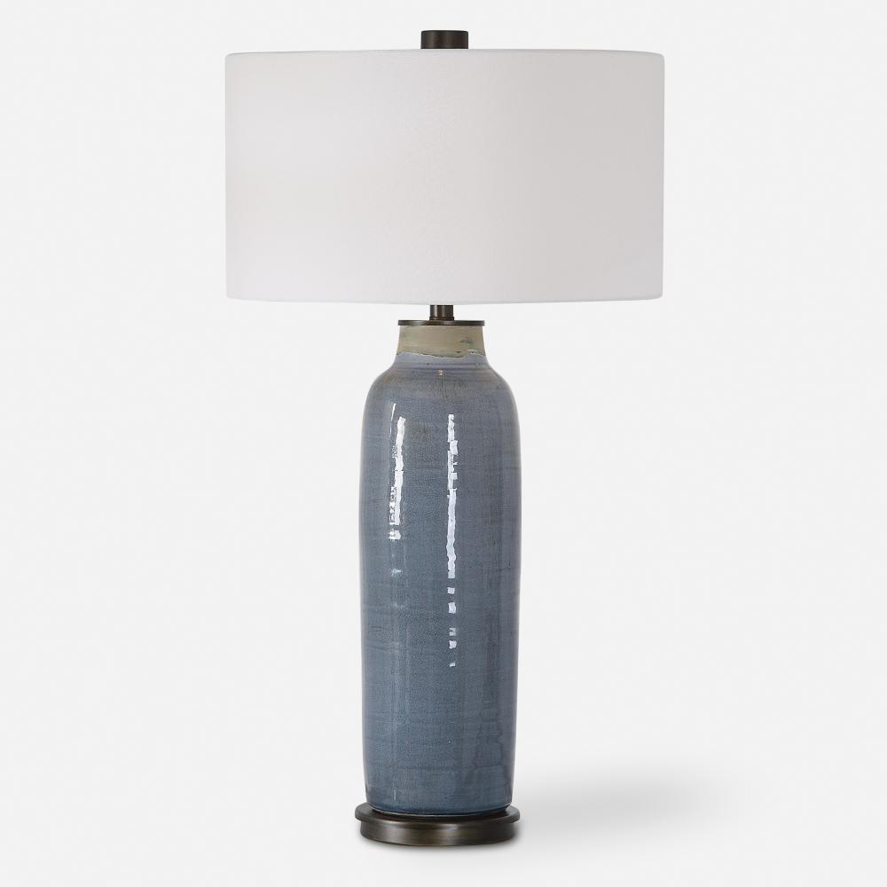 Vicente Slate Blue Table Lamp