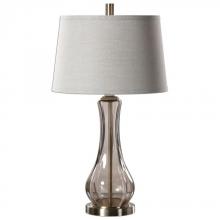 Uttermost 27085 - Uttermost Cynthiana Smoke Gray Glass Lamp