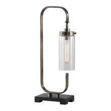 Uttermost 29563-1 - Uttermost Keltie Seeded Glass Desk Lamp