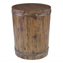 Uttermost 25327 - Ceylon Wine Barrel Side Table