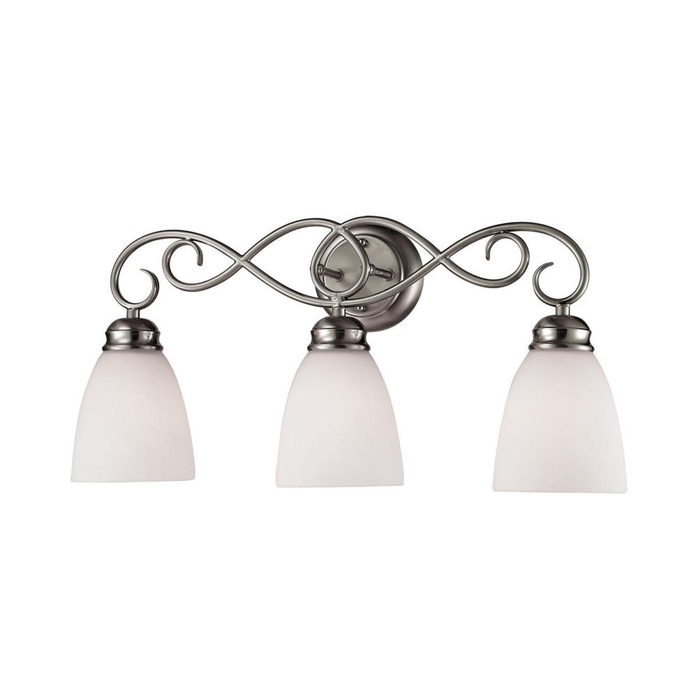 Thomas - Chatham 23'' Wide 3-Light Vanity Light - Brushed Nickel