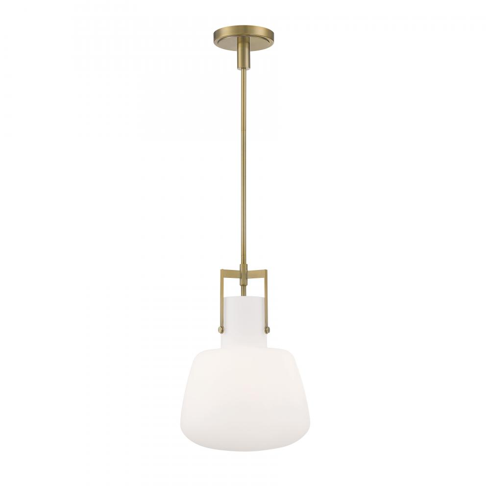 Izel 12'' Wide 1-Light Pendant - Antique Brass